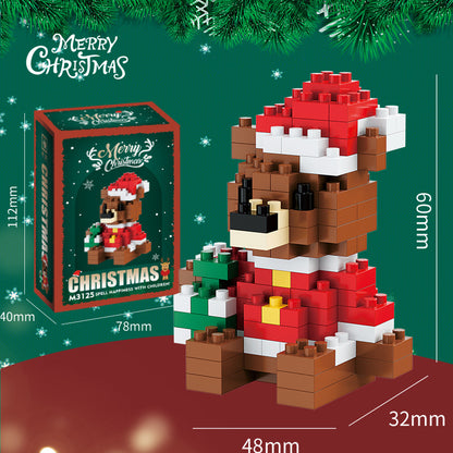 Get creative! – Encourage kids to get creative over the holiday season with this Christmas building Block set, built your own Christmas scenes with snowmen, Santa, Elf, Moose, Christmas tree and more!