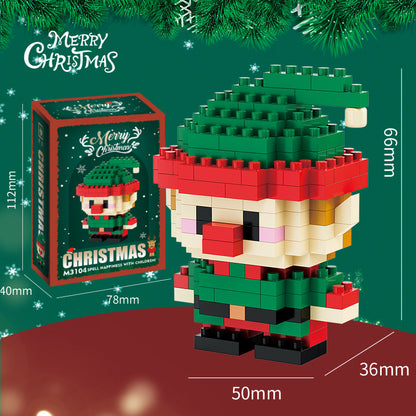 Get creative! – Encourage kids to get creative over the holiday season with this Christmas building Block set, built your own Christmas scenes with snowmen, Santa, Elf, Moose, Christmas tree and more!