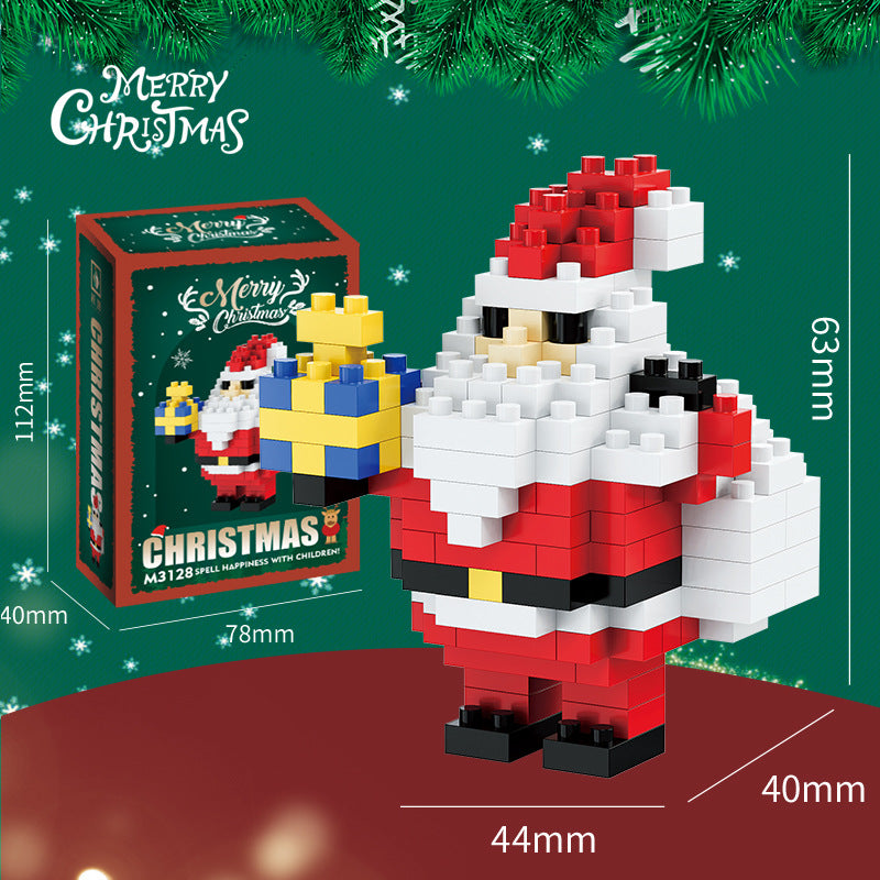 Get creative! – Encourage kids to get creative over the holiday season with this Christmas building Block set, built your own Christmas scenes with snowmen, Santa, Elf, Moose, Christmas tree and more!