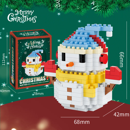 Get creative! – Encourage kids to get creative over the holiday season with this Christmas building Block set, built your own Christmas scenes with snowmen, Santa, Elf, Moose, Christmas tree and more!