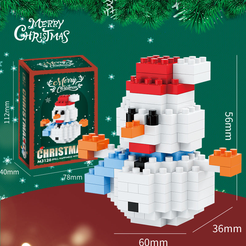 Get creative! – Encourage kids to get creative over the holiday season with this Christmas building Block set, built your own Christmas scenes with snowmen, Santa, Elf, Moose, Christmas tree and more!