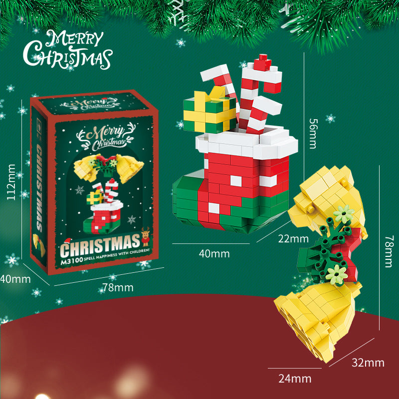 Get creative! – Encourage kids to get creative over the holiday season with this Christmas building Block set, built your own Christmas scenes with snowmen, Santa, Elf, Moose, Christmas tree and more!