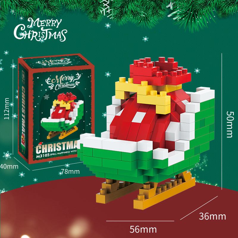 Get creative! – Encourage kids to get creative over the holiday season with this Christmas building Block set, built your own Christmas scenes with snowmen, Santa, Elf, Moose, Christmas tree and more!