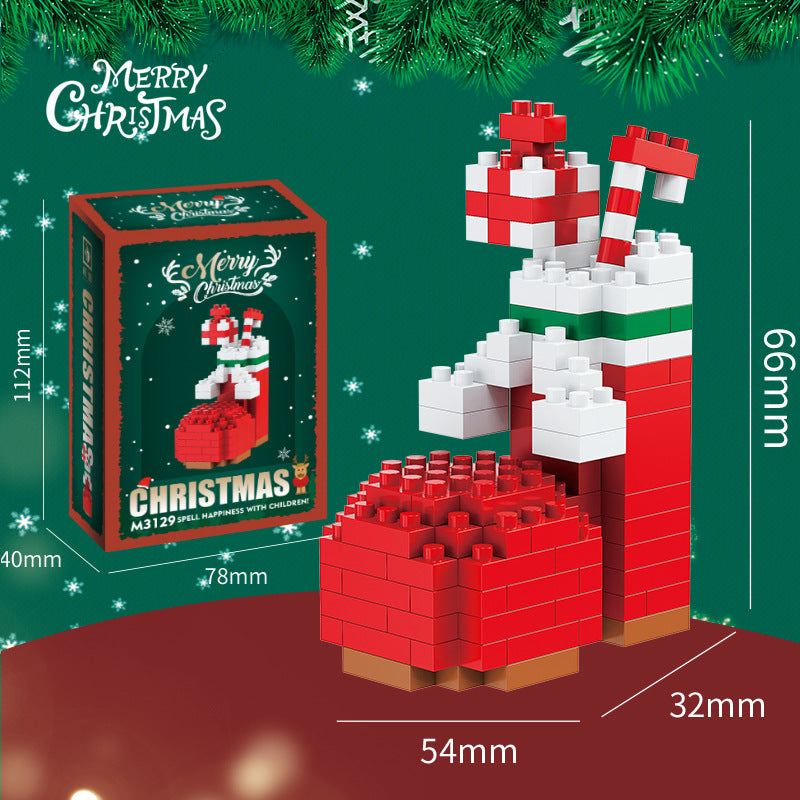 Get creative! – Encourage kids to get creative over the holiday season with this Christmas building Block set, built your own Christmas scenes with snowmen, Santa, Elf, Moose, Christmas tree and more!