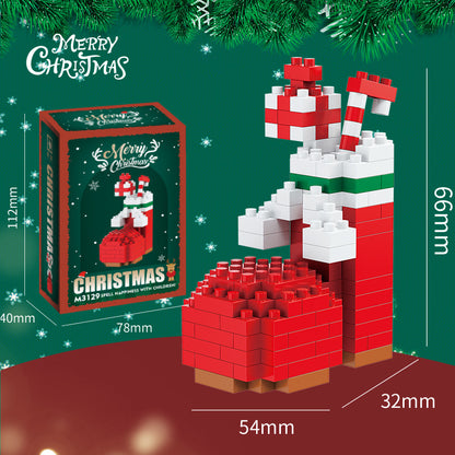 Get creative! – Encourage kids to get creative over the holiday season with this Christmas building Block set, built your own Christmas scenes with snowmen, Santa, Elf, Moose, Christmas tree and more!