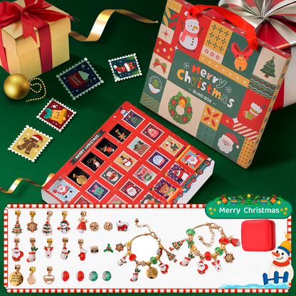 Unleash your creativity this holiday season with our Christmas DIY Handmade Bracelet Beading Material Kits! Each set includes a vibrant array of high-quality beads, charming seasonal charms, and everything you need to craft personalized gifts for your loved ones. Perfect for crafters of all ages, these kits inspire joy and togetherness, making your holiday celebrations even more special. Accessories Included: 24 stickers, 1 storage box, 2 bracelets chain