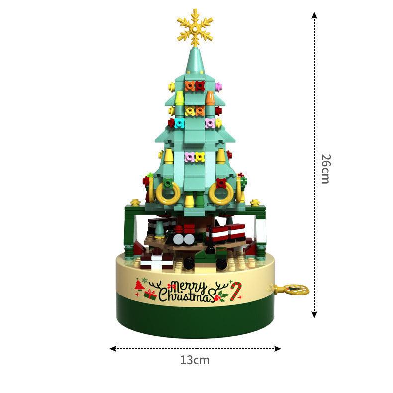 How do you spend time at Christmas? Try Christmas Tree Music Box, 360 PCS building block, enjoy a fun and creative journey, and have a happy Christmas.