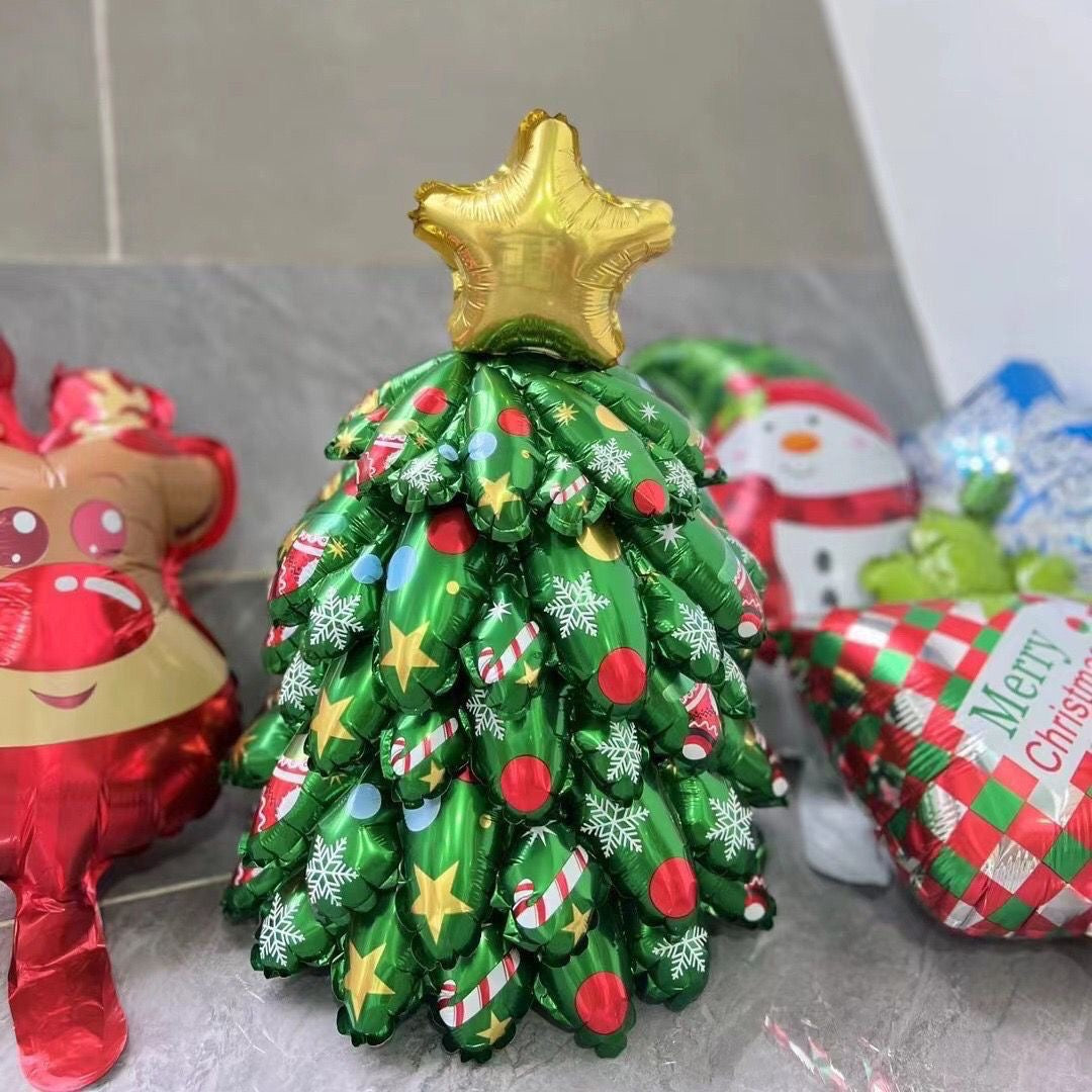 Make your Christmas celebrations memorable with our reusable balloon Christmas tree! Conveniently store it away by deflating. Choose from large (130cm*80cm) or small (38cm*25cm) sizes for your festive needs.