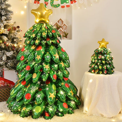 Make your Christmas celebrations memorable with our reusable balloon Christmas tree! Conveniently store it away by deflating. Choose from large (130cm*80cm) or small (38cm*25cm) sizes for your festive needs.