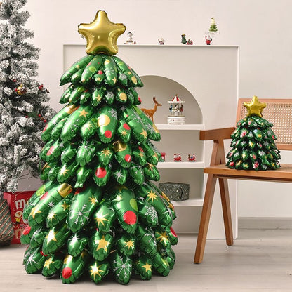 Make your Christmas celebrations memorable with our reusable balloon Christmas tree! Conveniently store it away by deflating. Choose from large (130cm*80cm) or small (38cm*25cm) sizes for your festive needs.