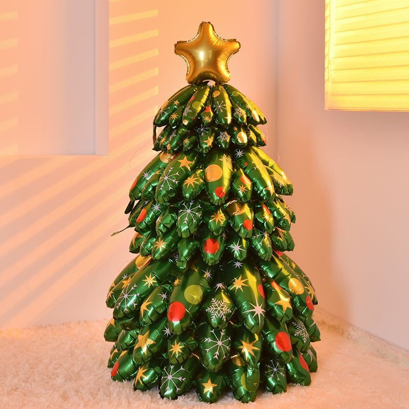 Make your Christmas celebrations memorable with our reusable balloon Christmas tree! Conveniently store it away by deflating. Choose from large (130cm*80cm) or small (38cm*25cm) sizes for your festive needs.