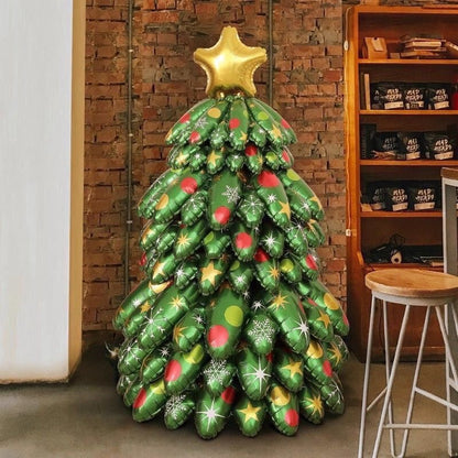 Make your Christmas celebrations memorable with our reusable balloon Christmas tree! Conveniently store it away by deflating. Choose from large (130cm*80cm) or small (38cm*25cm) sizes for your festive needs.