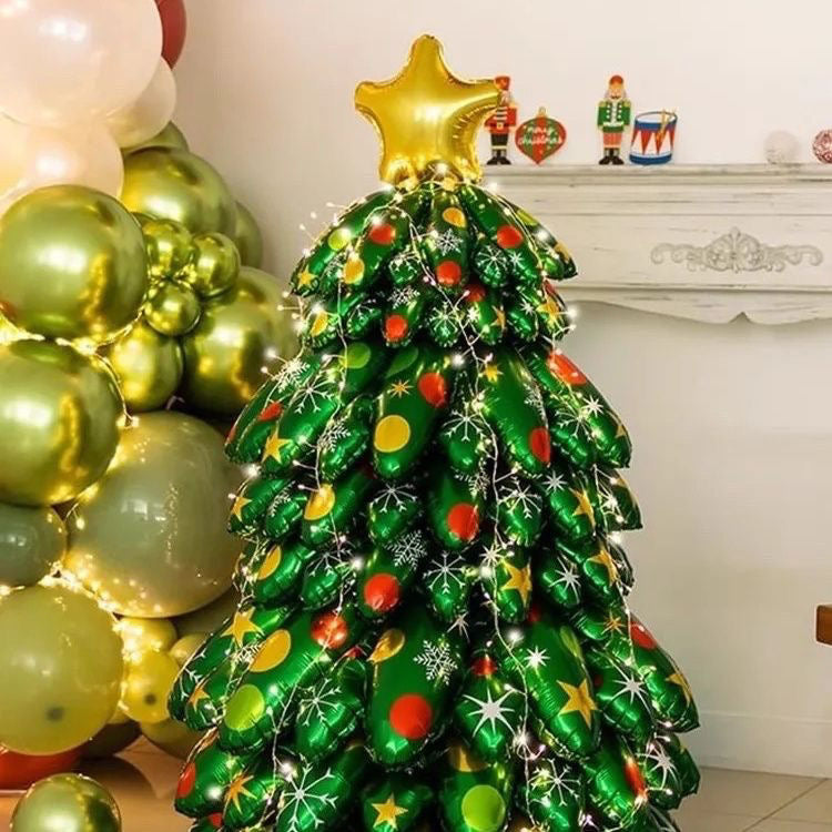 Make your Christmas celebrations memorable with our reusable balloon Christmas tree! Conveniently store it away by deflating. Choose from large (130cm*80cm) or small (38cm*25cm) sizes for your festive needs.