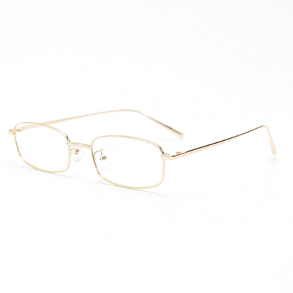 MieMie affordable TR90 thin frame eyeglass golden side frames comes in 3 colors Features ALL-IN-ONE lenses with multi-coating benefits like Anti-blue, Anti-scratch, Anti-glare, Anti-allergic, and Oil-resistant