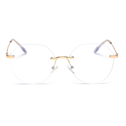 MieMie PR013 polygon prescription glasses, crafted from premium lightweight metal, both durable and wear-resistant. The frame makes a striking impression at first glance. Featuring elegant metal arms, this stylish pair of eyeglasses is incredibly versatile and comfortable. Comes with multifunction coating lenses at one price. Available in 4 colors: Black, Gold, Rose Gold, Silver