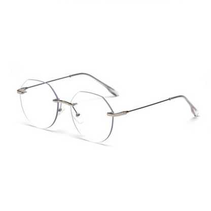 MieMie PR013 polygon prescription glasses, crafted from premium lightweight metal, both durable and wear-resistant. The frame makes a striking impression at first glance. Featuring elegant metal arms, this stylish pair of eyeglasses is incredibly versatile and comfortable. Comes with multifunction coating lenses at one price. Available in 4 colors: Black, Gold, Rose Gold, Silver