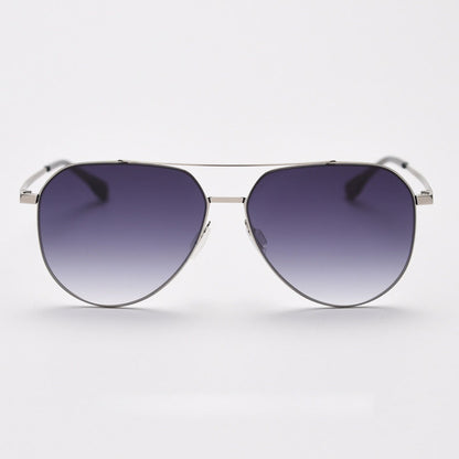 SA004 MieMie Aviator-shape Sunglasses made from high quality metal & nylon lenses. Available in 4 colors: Black, Brown, Grey & Purple. Perfect for UV400 protection when driving and reducing glare to ensure clear vision on the go.