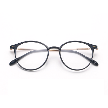 MieMie PH001 Bold Horn Prescription Glasses—premium TR90 material and alloy lightweight, durable, and comfortable. 6 functions all-in-one lens at the best price. Available in 4 color: Black, Brown, Grey & Clear