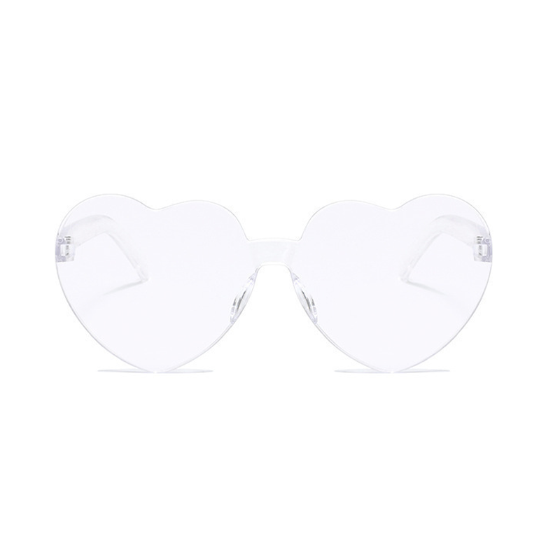 SC002 vibrant Colorful Transparent Heart-Shaped tinted glasses, comes in 10 color choices! the perfect accessory for any party or festive event, Designed to add a playful touch to your outfit, these eye-catching glasses feature a fun heart shape, Lightweight and comfortable, let's dance the night away in style!