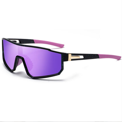 MieMie SP08 sports sunglasses---made from PC material, unparalleled performance with our premium, designed for athletes and outdoor enthusiasts. Enjoy Polarized UV400 protection, lightweight comfort, and stylish designs that enhance visibility and reduce glare. Gear up for your next adventure with sport sunglasses. Available in 8 colors: Pink, Red, Black, Green, Purple, Blue, Silver, Grey