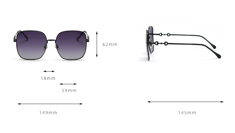 MieMie SSQ003 Wayframe Polarized UV400 Protection sunglasses are crafted from polished, sophisticated metal and are available in 5 color options: Tortoise, Black, Orange, Grey & Purple. With adjustable nose pads and elongated polished temple arms, this fashionable frame design offers a fresh take on your eyewear style.