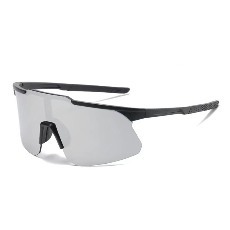 MieMie SP09 Sports Sunglasses is designed for athletes seeking top performance and durability. The anti-glare coating reduces reflections, while the anti-scratch surface keeps lenses clear. Made from lightweight PC material, providing impact resistance and a secure fit for intense activities. Perfect for running, cycling, and hiking, these sunglasses offer protection and comfort, allowing you to focus on your performance. Available in 3 colors: Grey, Black & Clear