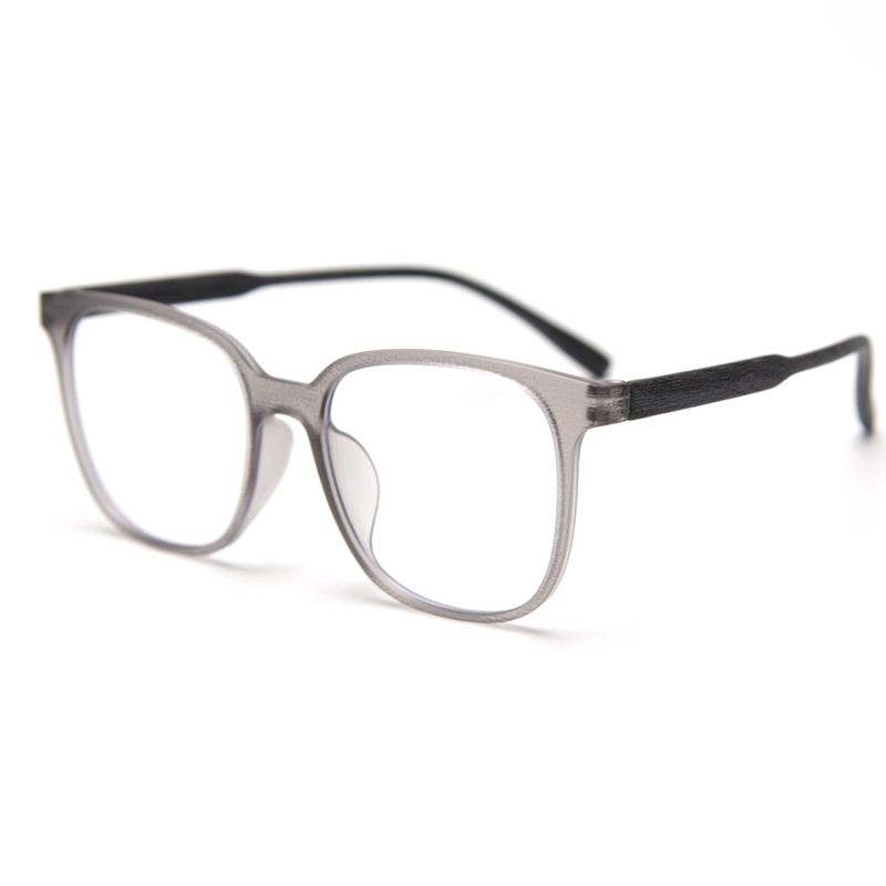 MieMie PSQ003 Wooden-Texture Square Prescription Glasses — in various colors: Leopard Tortoise, Coffee, Brown, Black, Green & Grey classic shape design with unique wooden texture, designed for both men and women. Customized for nearsightedness, farsightedness, and astigmatism, 6-in-one lens package including anti-blue. Durable TR90 frame, lightweight, flexible, and impact-resistant properties. Your vision and style with our eyewear.